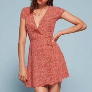 Reformation | Oyster Mini Wrap Dress | Floral